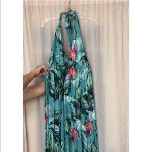 Show Me Your Mumu: Tropical Halter Maxi Dress